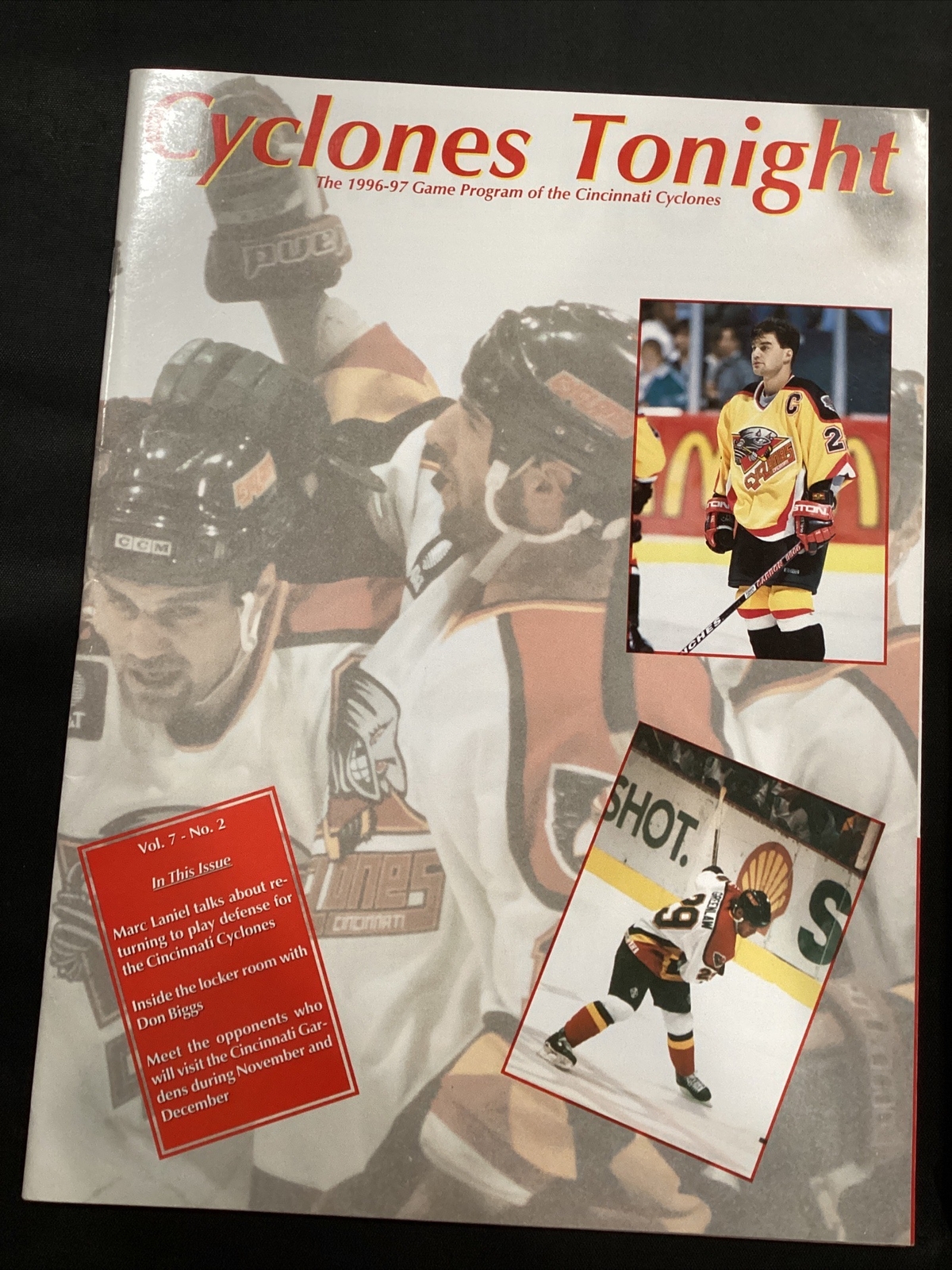 1996-1997 Cincinnati Cyclones Hockey Program