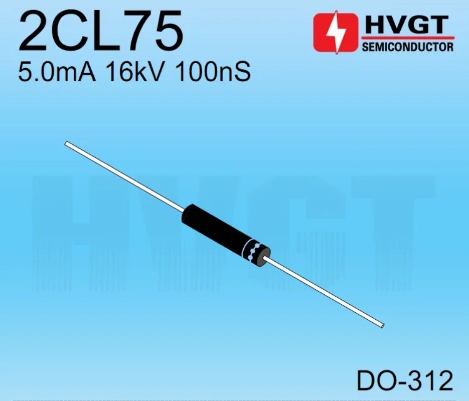 20PCS  HVGT 2CL75 5mA 16kV 100ns High Voltage Diode