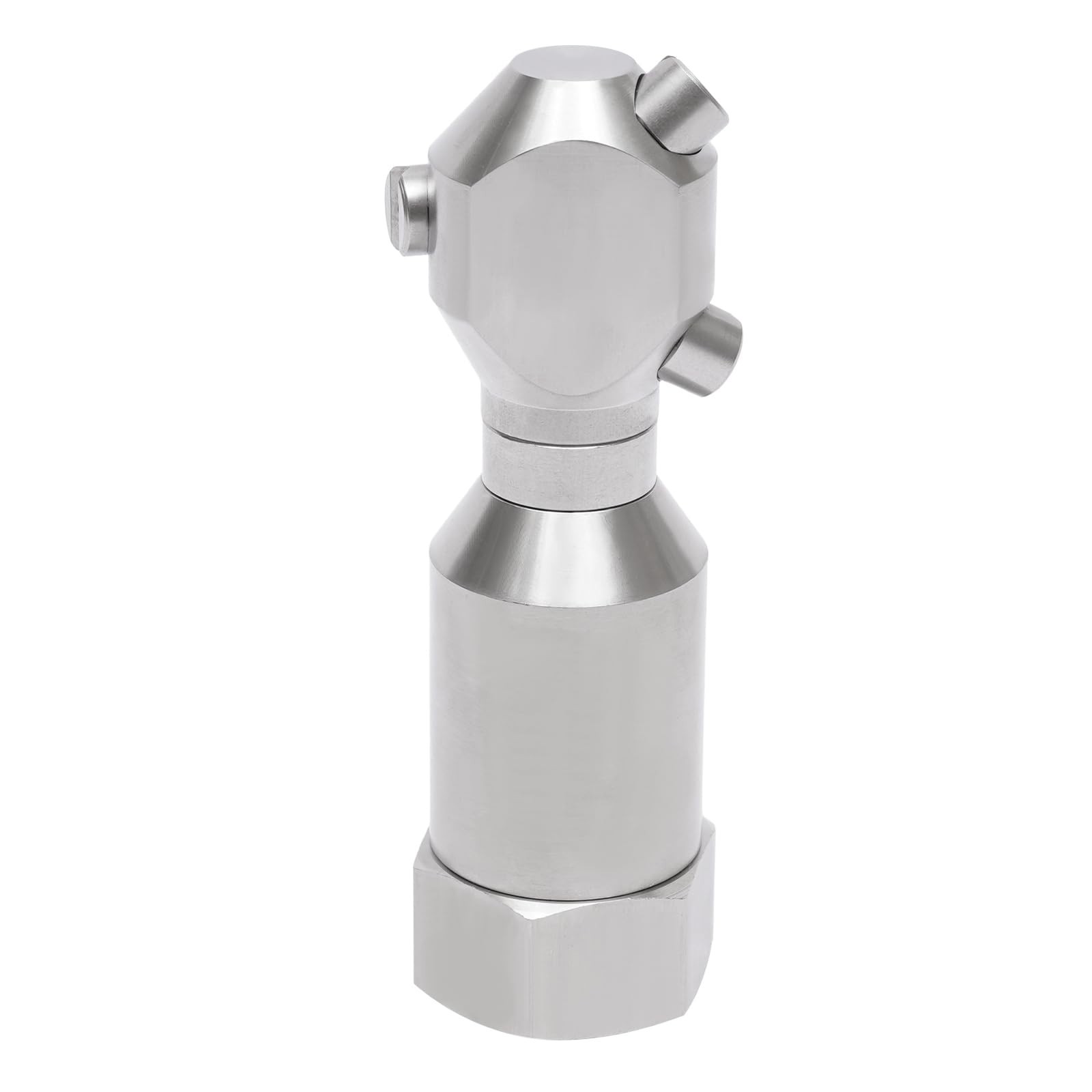 360° Rotating Spray Nozzle - 304 Stainless Steel, 50L/Min Flow High Pressur