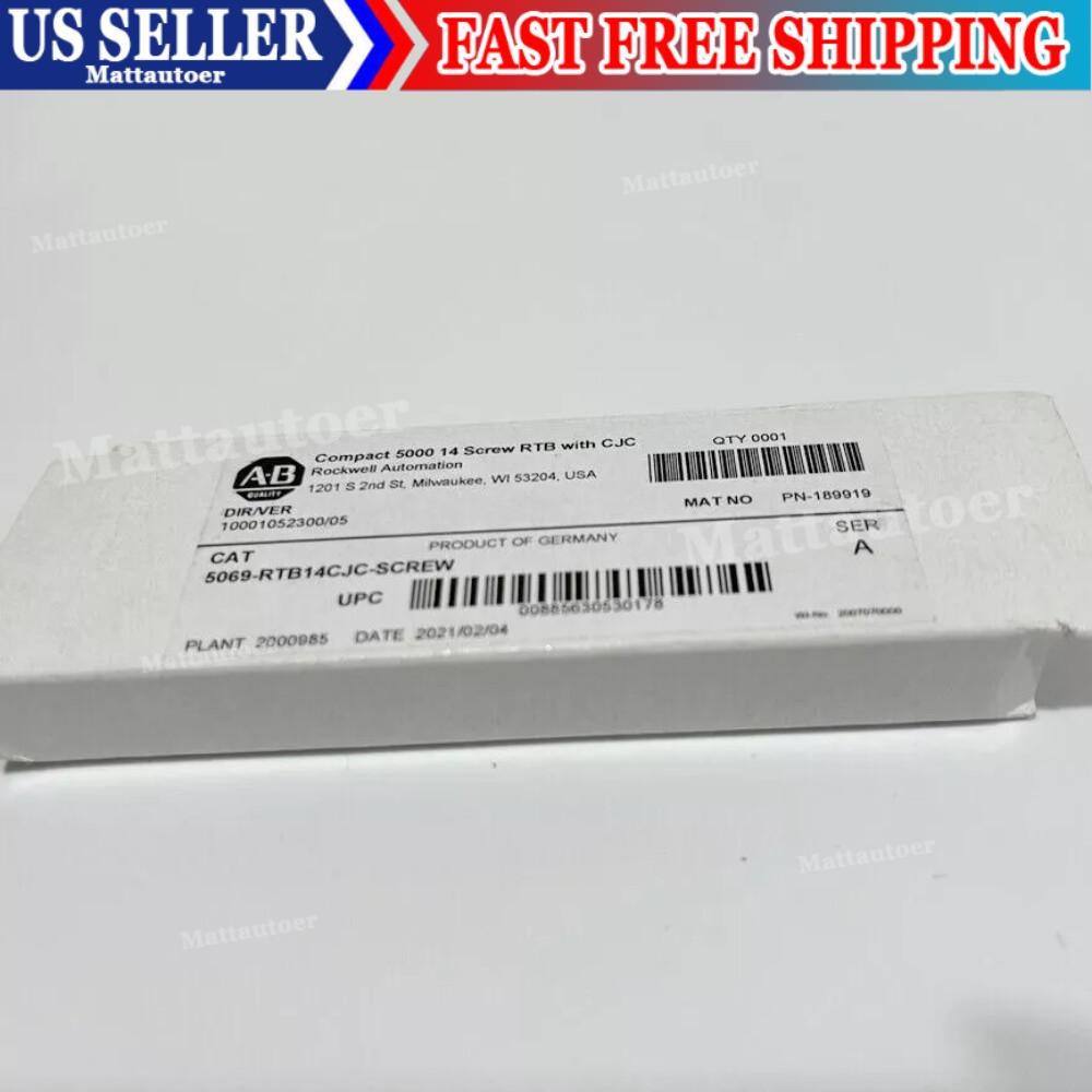 NEW~ Allen Bradley    AB 5069-RTB14CJC-SCREW  5069RTB14CJCSCREW In Stock
