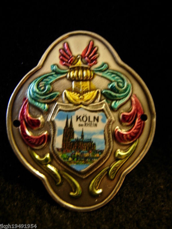 Koln am Rhein Cologne New Shield Hiking Badge Stocknagel Medallion G9956
