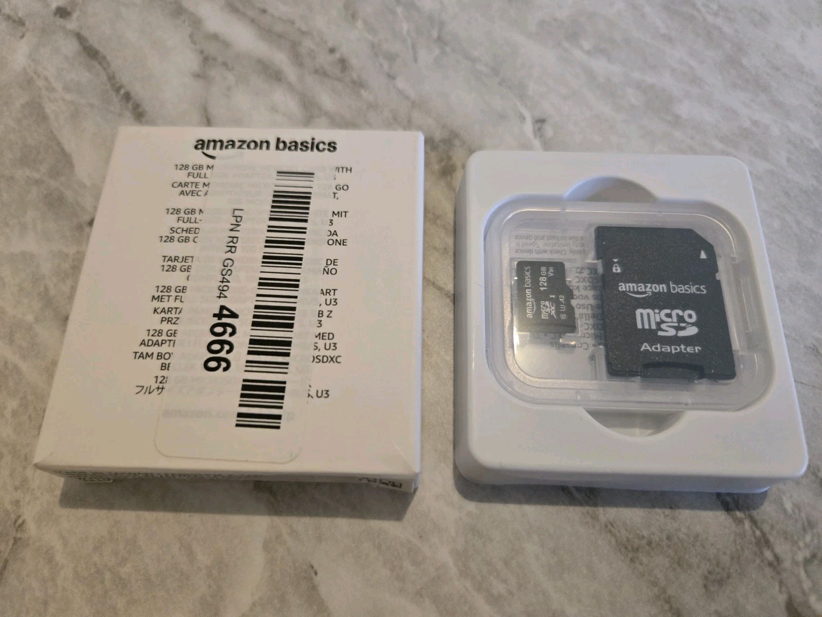 Amazon Basics Micro SDXC Memory Card with Full Size Adapter A2 U3