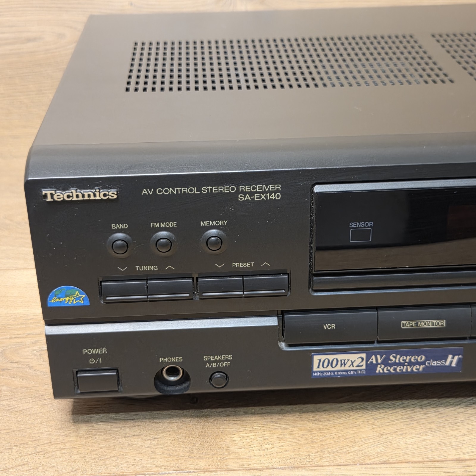 Technics SA-EX140 AM FM Phono Stereo Receiver System Tested *No Remote