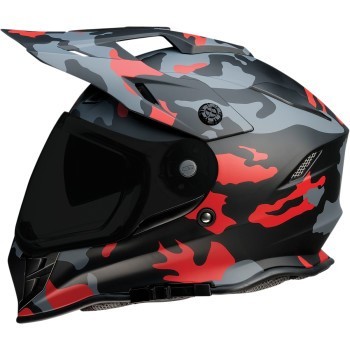 Z1R Range Helmet - Camo Red - Adult Size Medium