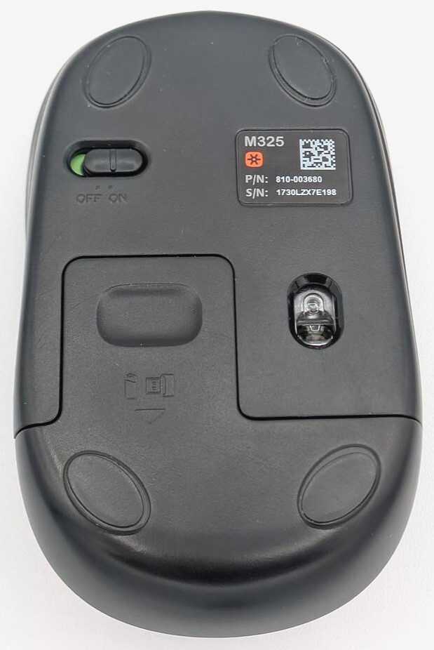 Logitech M325 Unifying Wireless Optical Mouse Vivid Violet Purple -NO USB DONGLE