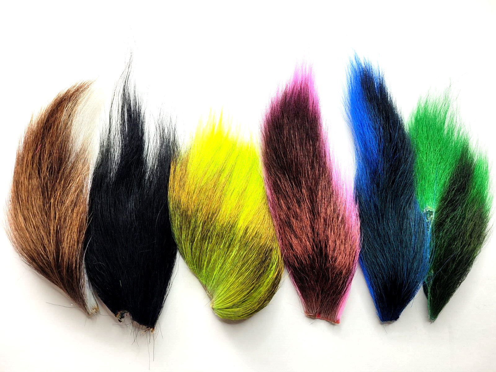 BUCKTAIL COMBO PACK - 6 COLORS - CUSTOM COMBOS - Fly Tying Material - Jig - NEW!