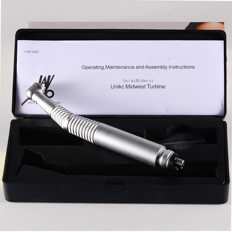 Dental E-generator Fiber Optic LED High Speed Handpiece Push Button KAVO Style