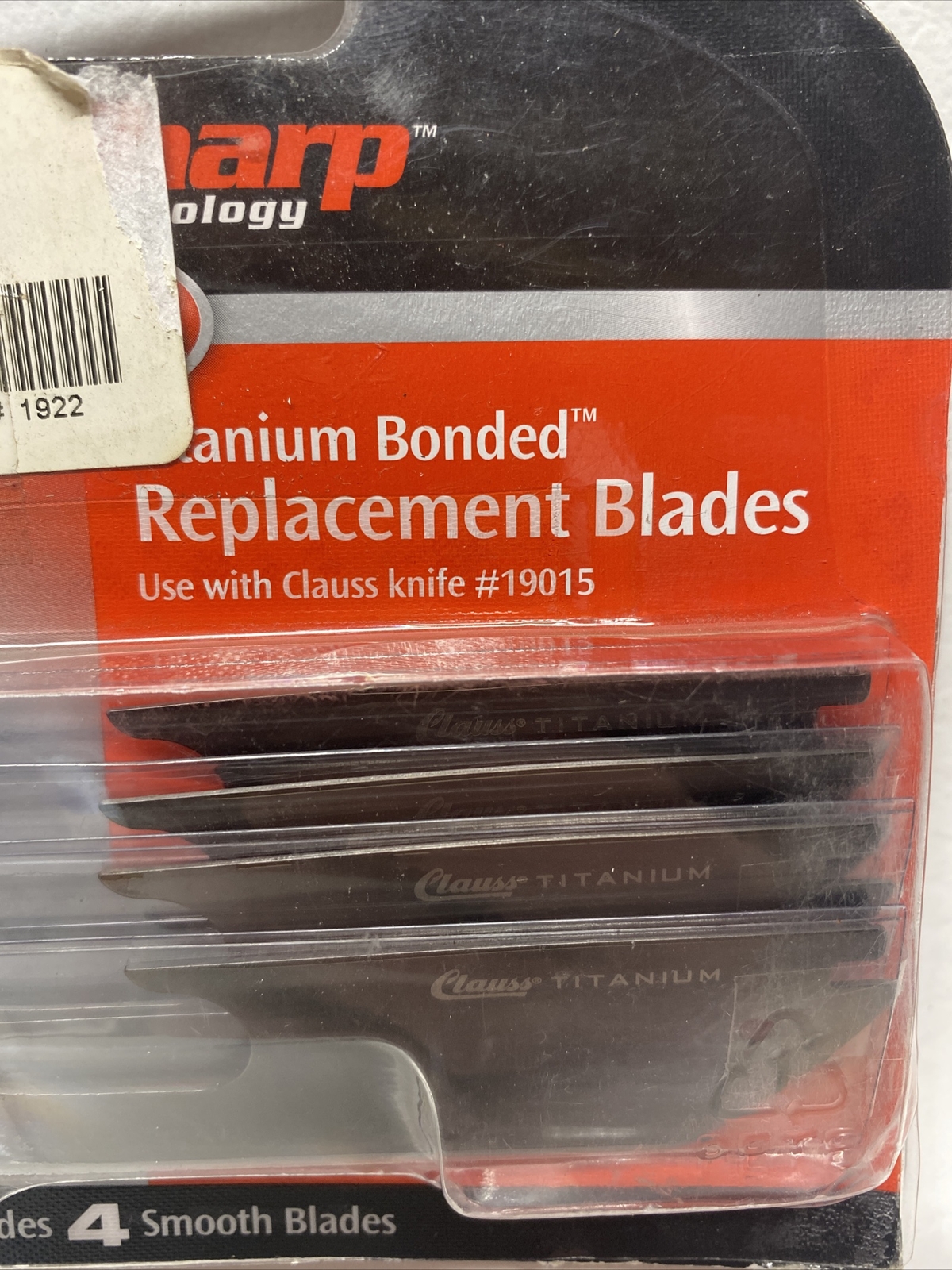 NEW TigerSharp 19024 Titanium Bonded Replacement Blade(4pack)