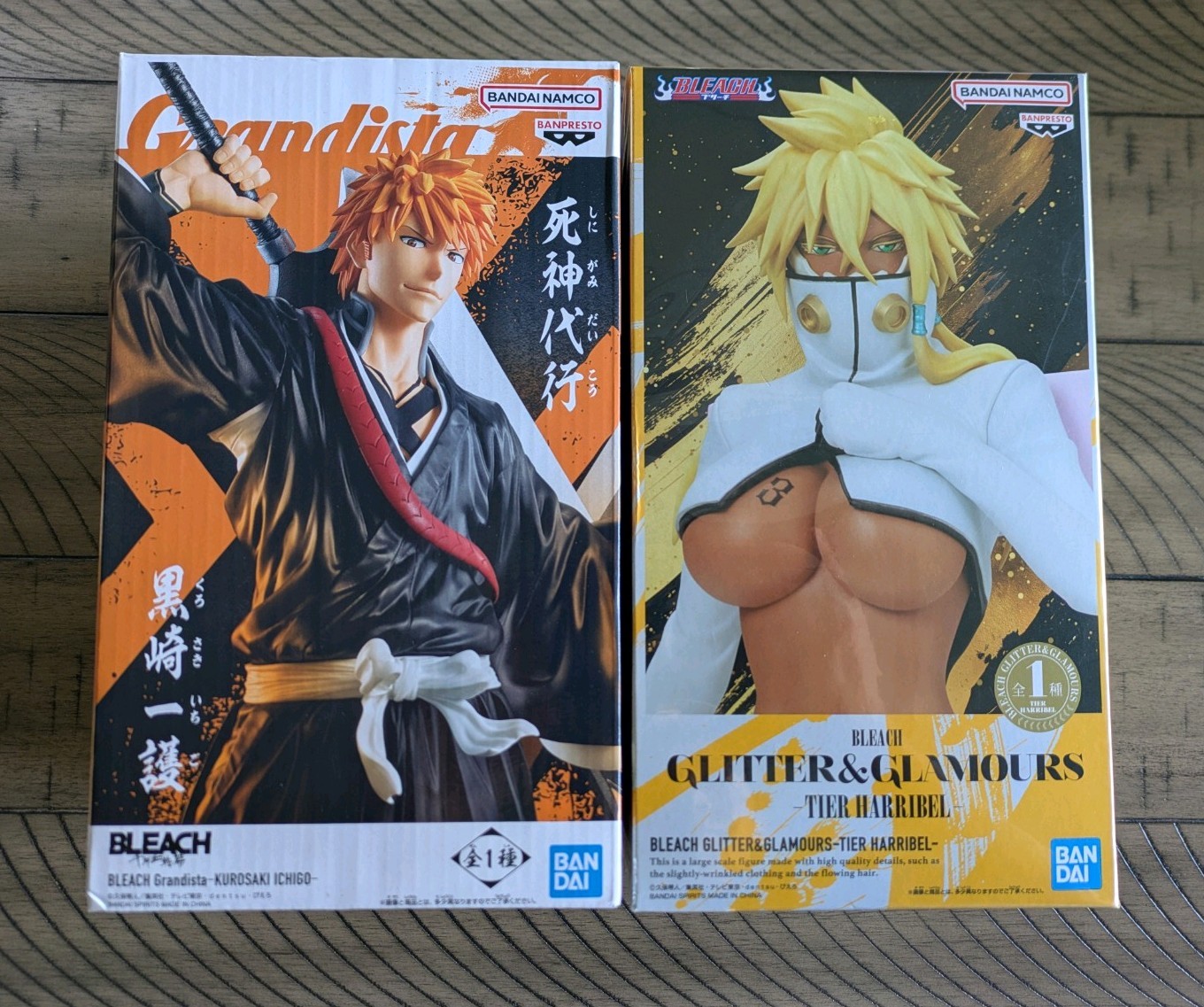 BLEACH Grandista ICHIGO KUROSAKI & TIER HARRIBEL Figure Set/ Japan NEW