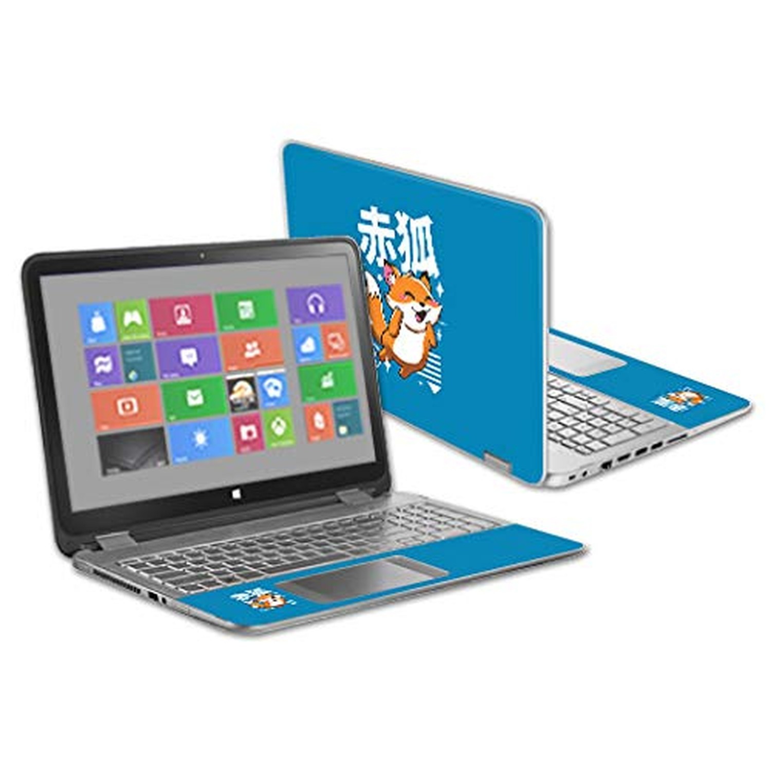 MightySkins Skin Compatible With HP Envy x360 15.6" - Fox Kawaii | Protective...