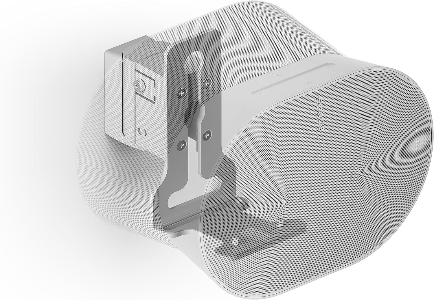 Flexson Wall Mount for SONOS ERA300 - White - FLXE300WM1011