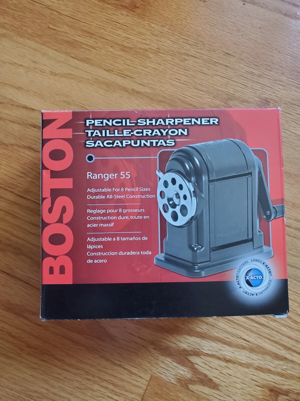 Boston Ranger 55 All Steel Deluxe Wall Mount Pencil Sharpener X-acto BRAND NEW