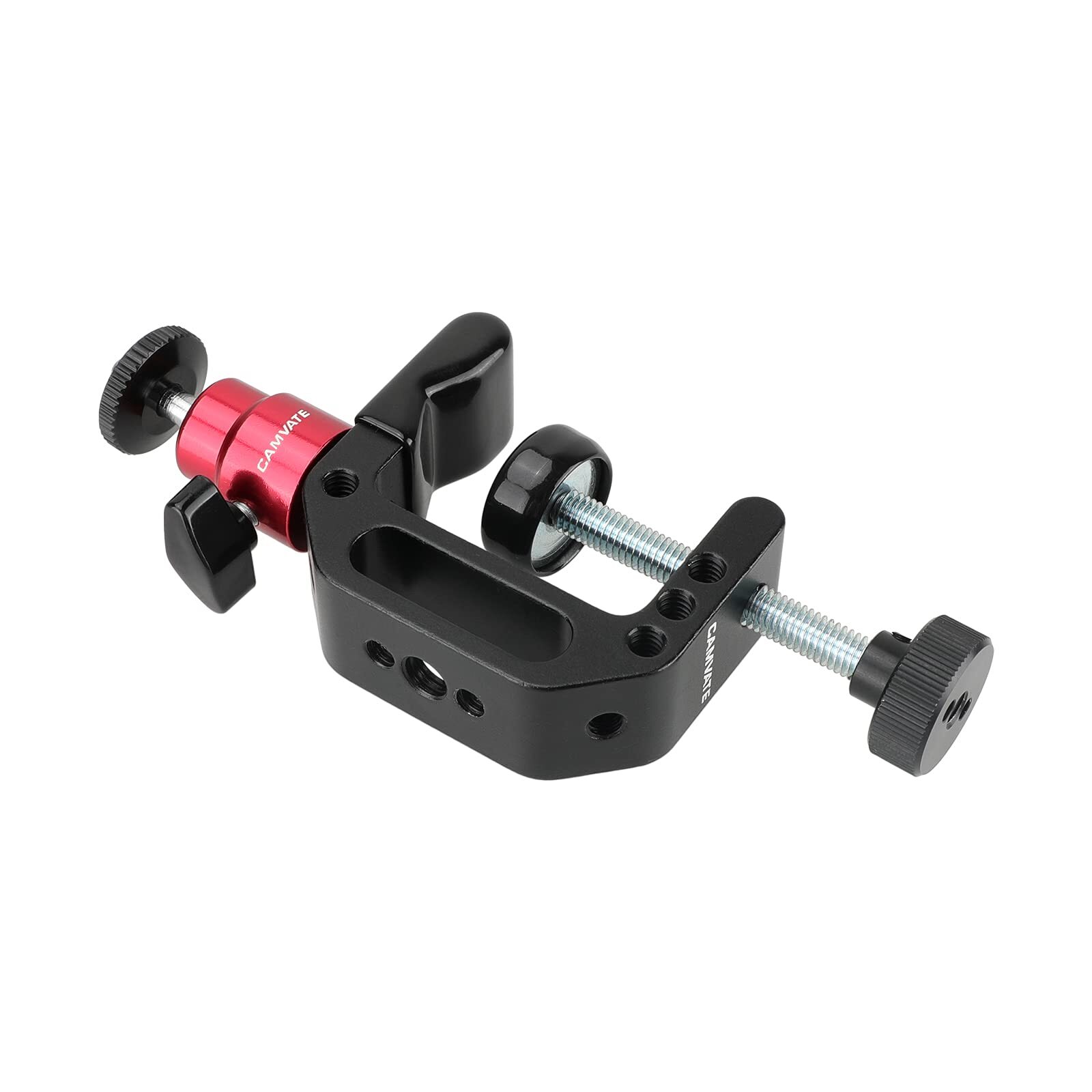 Multiple-Function C Clamp Desktop Holder with Adjustable 1/4"-20 Ball Head Mo...