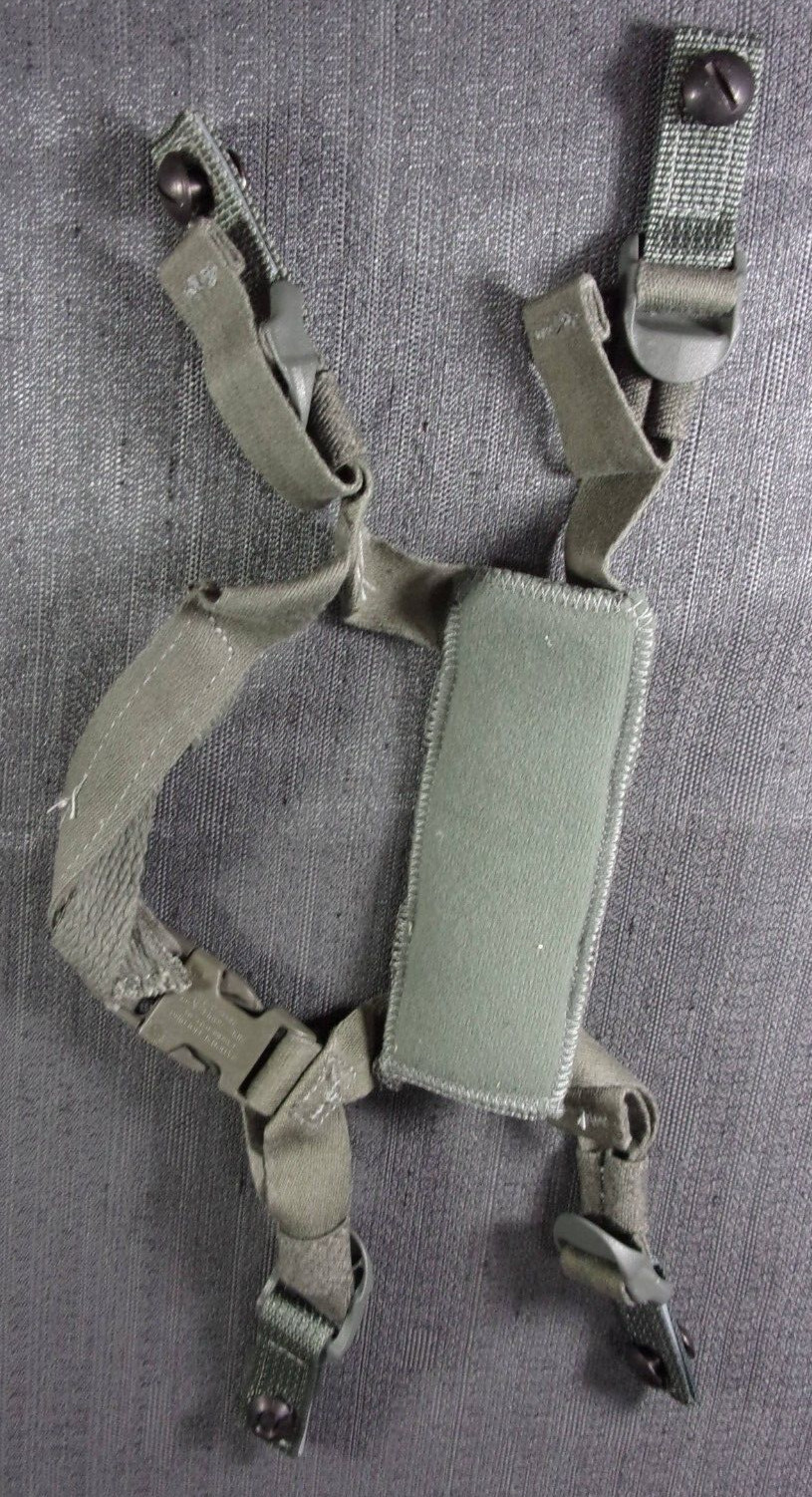 NEW USGI ACH 4 Point Chin Strap Assembly NSN 8470-01-530-0868 foliage green