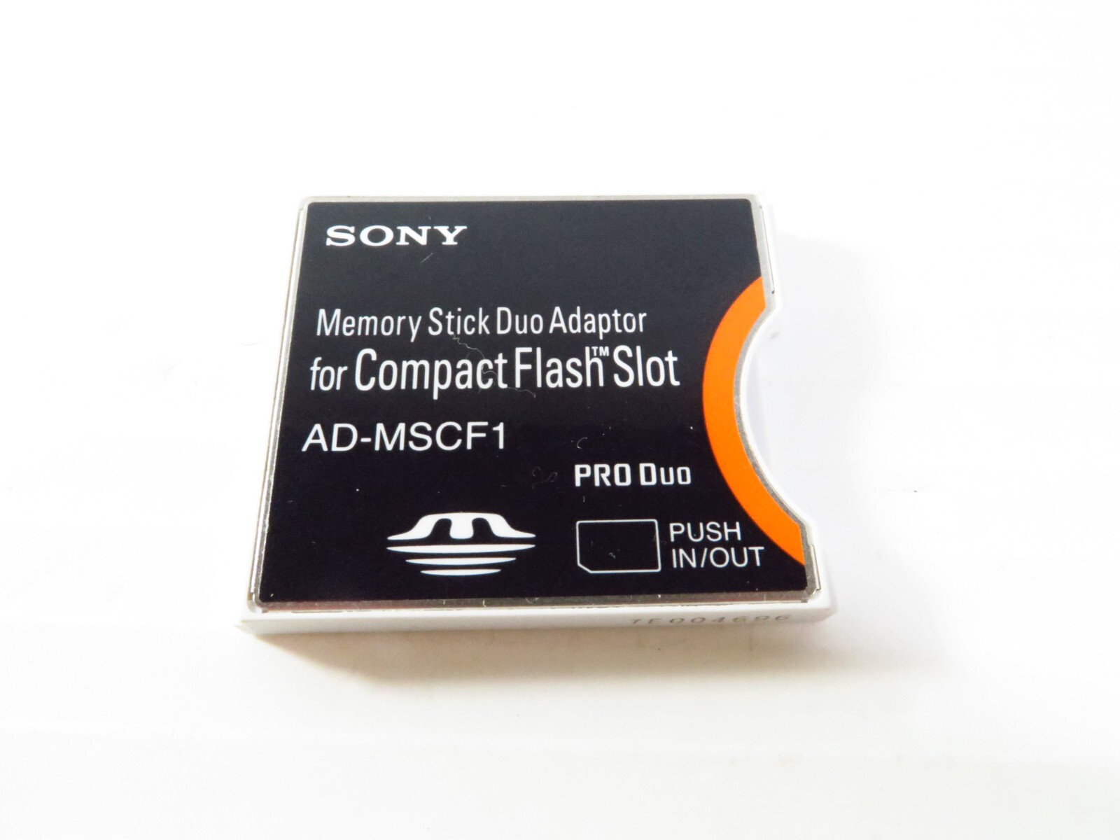 OEM Sony AD-MSCF1 Memory Stick Duo Adapter for Compact Flash, FREE 2-3 Day Ship!