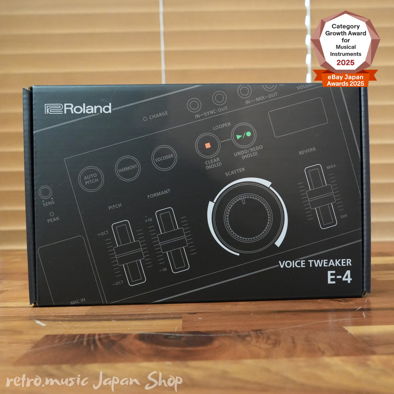 Roland AIRA Compact E-4 Voice Tweaker Vocal Effect Processor Looper E4