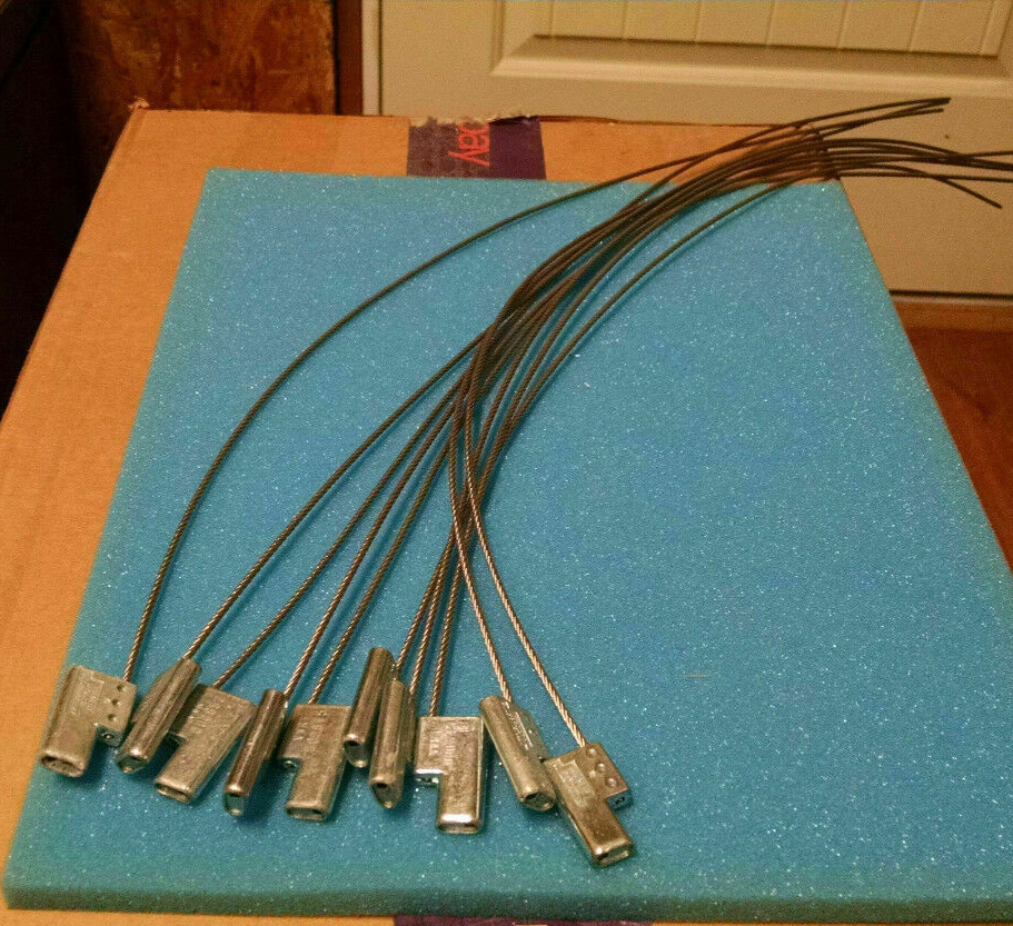 CABEL LOCKS/Lot of 10/ CL99-24 /Adjustable/ Length /Steel / Seals/ OIL-DRI 24 IN