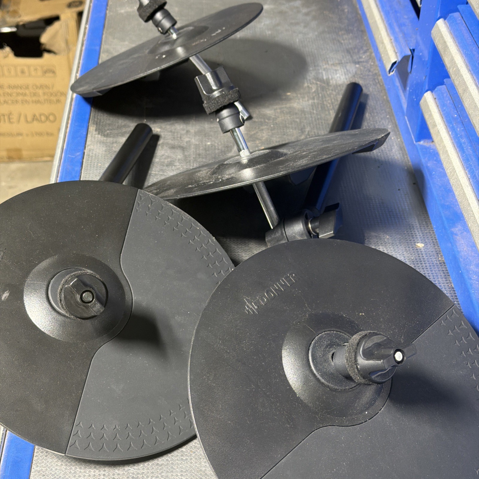 Set of 4 Cymbals From DONNER DED-200 ELECTRIC DRUM SET Tested!