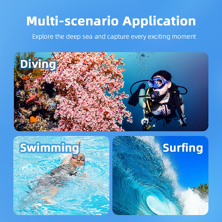 For Insta360 GO 3/3S Thumb Waterproof Case Swimming Diving Protective Case