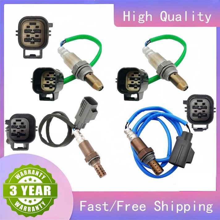 4pcs Upstream+Dow Oxygen Sensor for 2010 2011 2012 2013 LAND ROVER LR4 5.0L V8