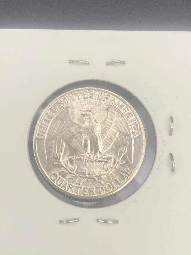 1945-S Washington Quarter - BU / Unc - 90% Silver