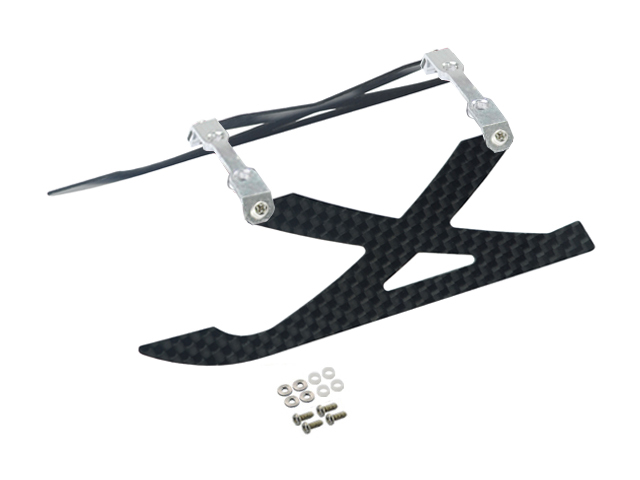 Microheli Blade 120 S Silver Aluminum / Carbon Fiber Landing Gear MH-120S006X