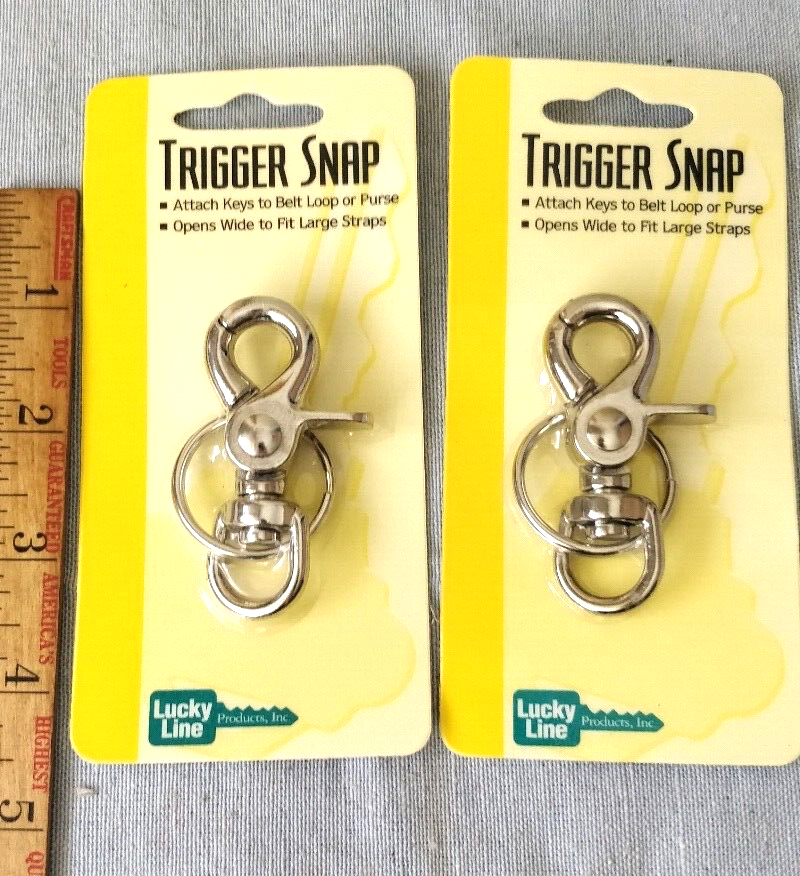2 pieces - NOS Line 45101 Mini Trigger Snap - bigger size model
