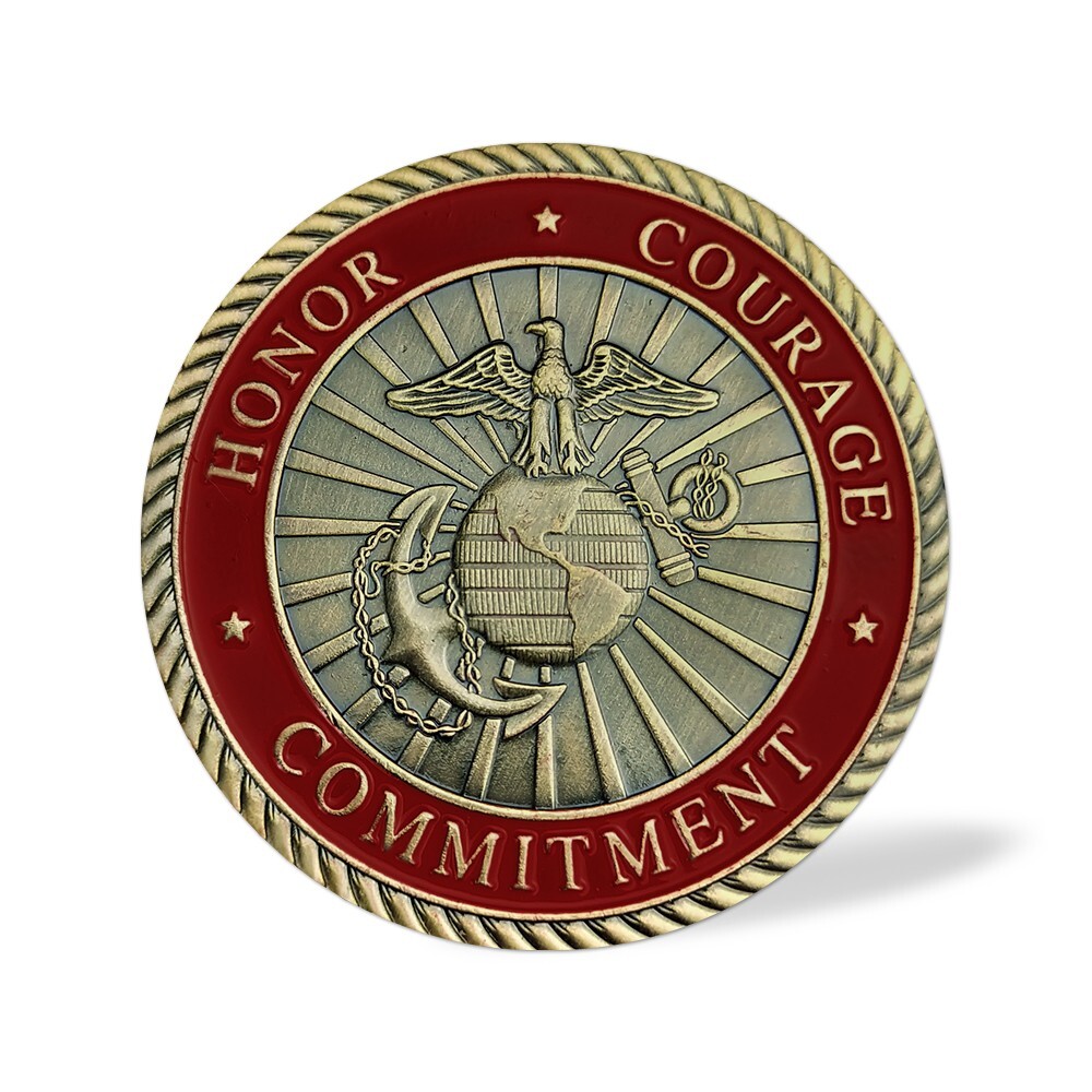 NEW USMC U.S. Marine Corps Corporal Challenge Coin. Navy Veteran Honor Medallion