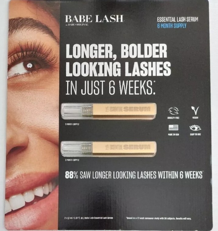BabeLash Essential 2x 2ml  6 Month Supply NIB AUTHENTIC