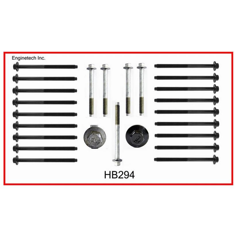Enginetech HB294 Engine Head Bolt Set for Ford Super Duty (2012-2014)