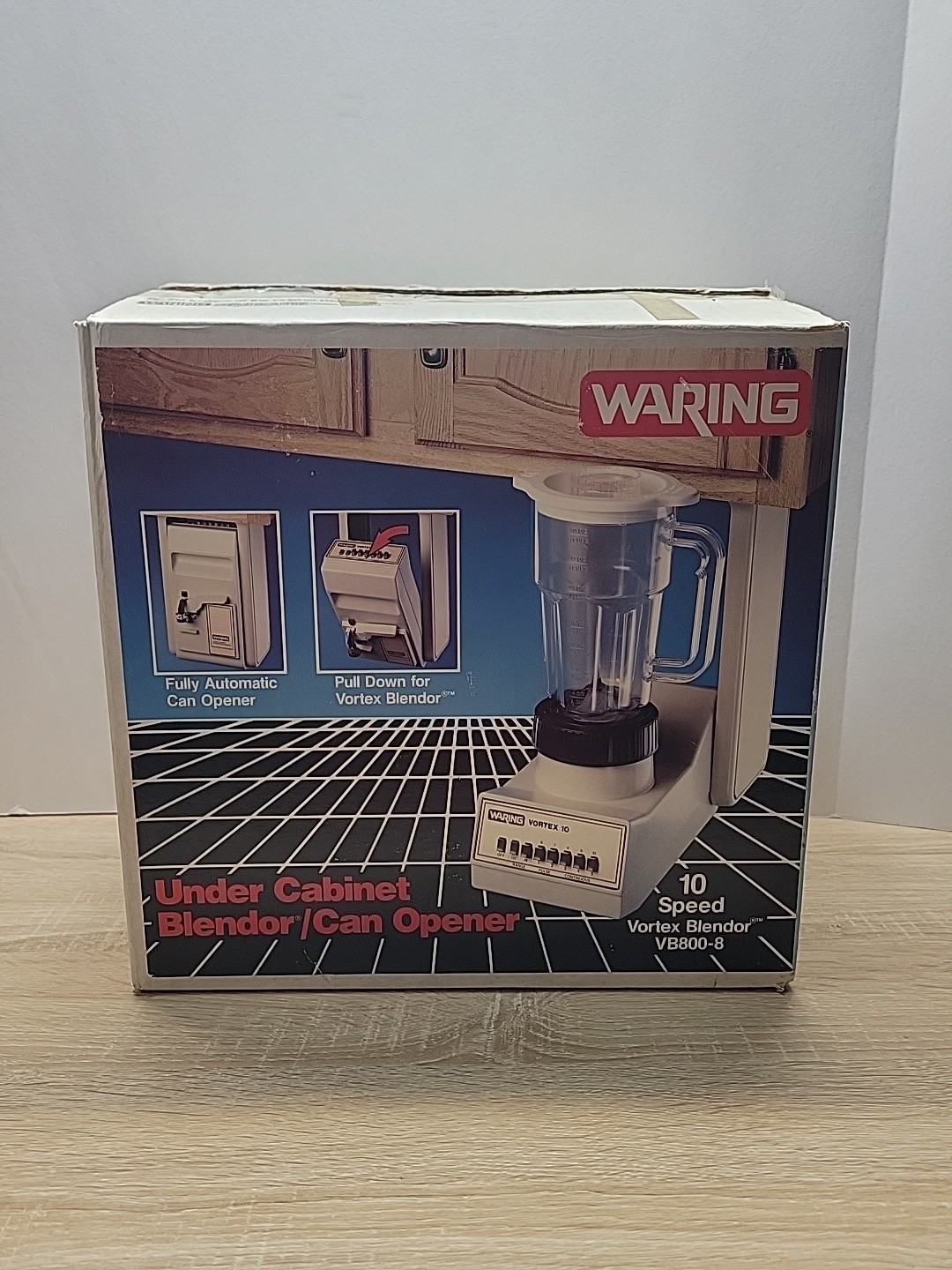 Vtg Waring Under Cabinet 10 Speed Vortex Blendor Blender Can Opener VB800-8 NIB