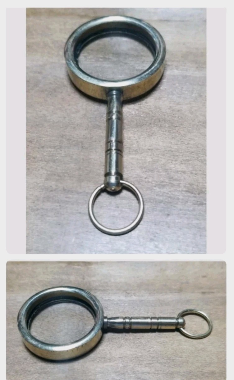 Small Brass magnifying glass Muzzleloader Blackpowder Hawken rifle Fire Kit...