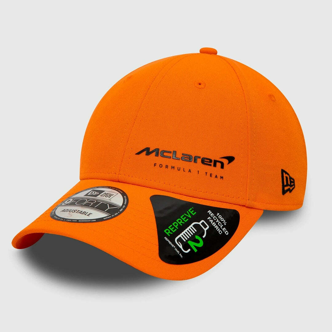 2022 McLaren F1 NEW ERA 9FORTY Essential Team Cap Hat - PAPAYA ORANGE - UK STOCK