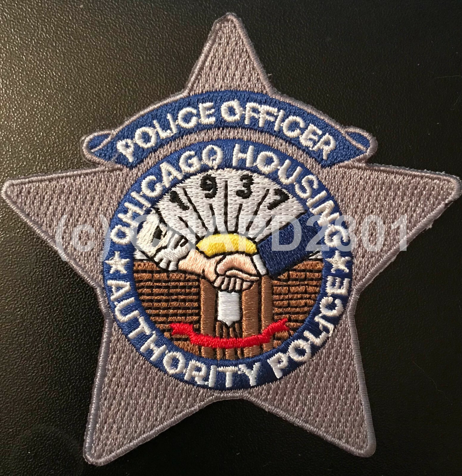 Chicago Housing Authority Police Star Patch: Officer (Original)
