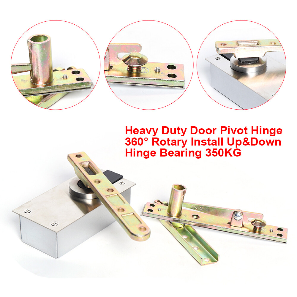 Heavy Duty Door Pivot Hinge,360° Rotary Install Up&Down Hinge Bearing