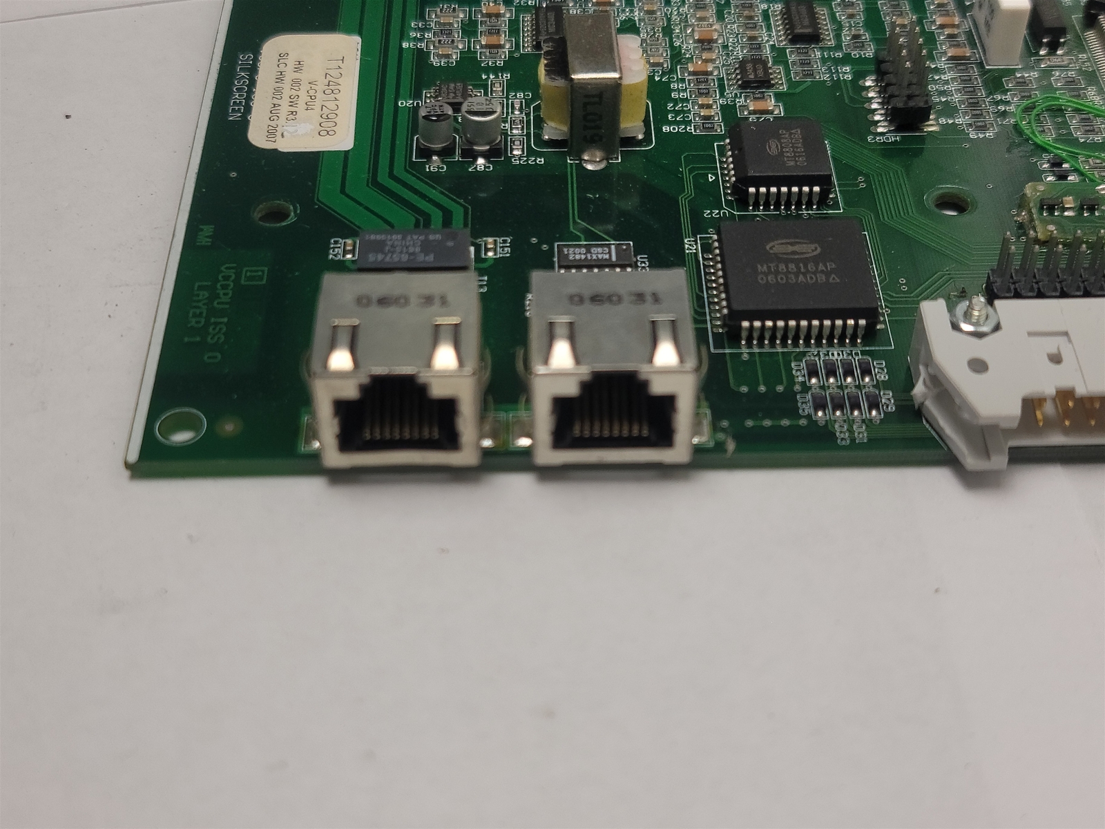Valcom V-CPU4 System CPU Processor Card , HW 002 SW R3.12