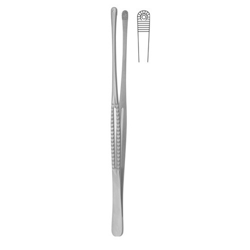 Mayo-Russian Tissue Forceps, 9" (22.9 cm), Serrated Tips, Premium Stainless
