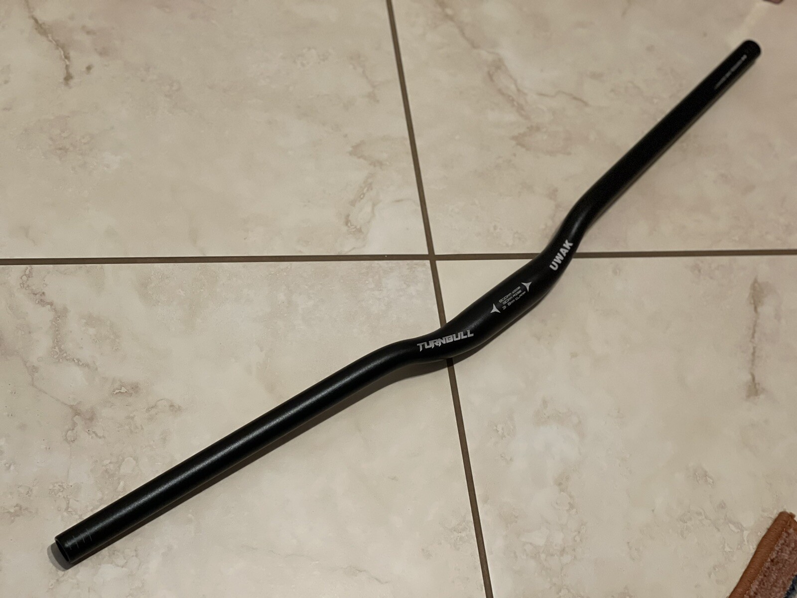 Turnbull UWAK Aluminum Handlebar 800 x 31.8mm B.Sweep 7° Upsweep 5° Rise 30mm.