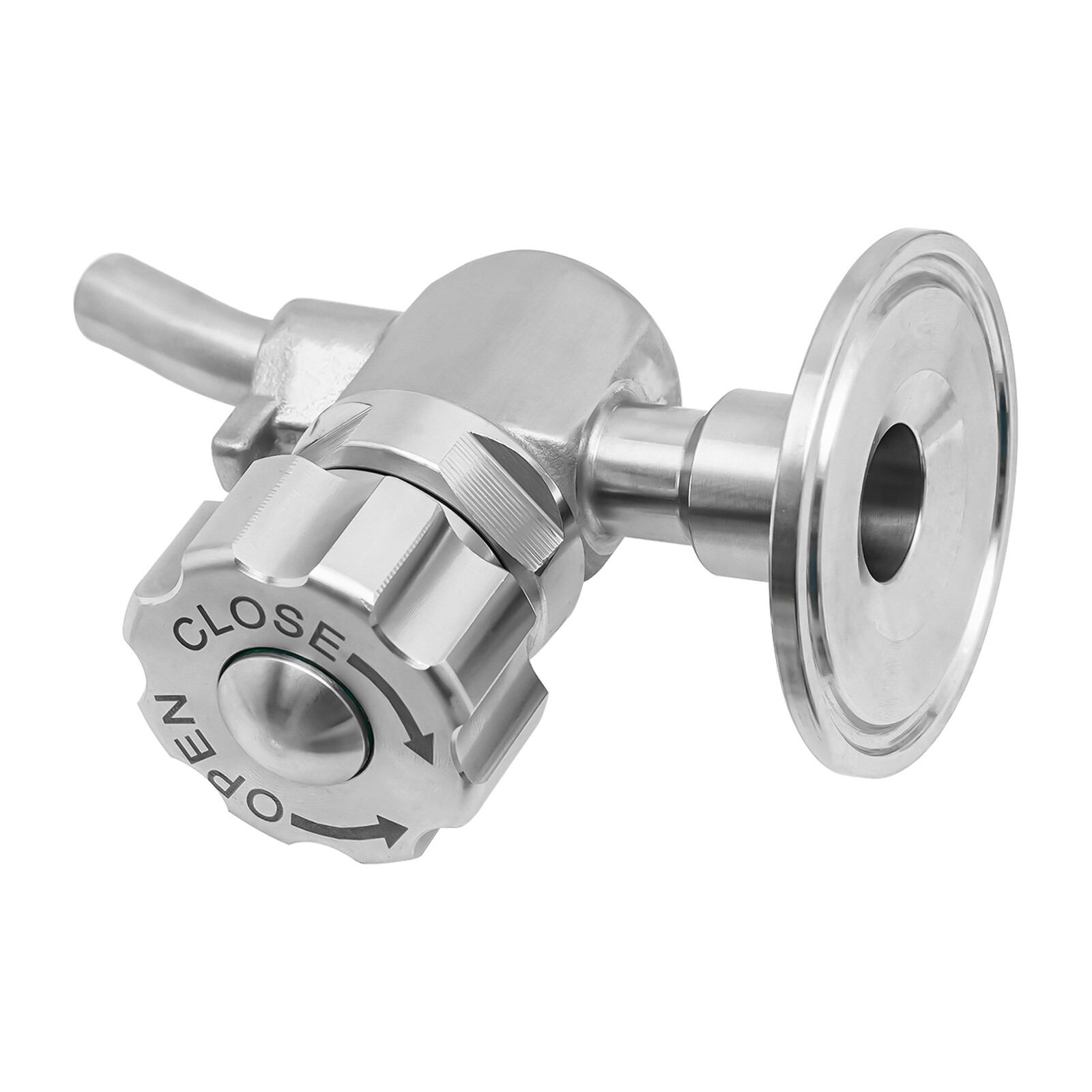 2 PCS 1.5'' SS304 Stainless Sampling Valve Beer Sampling Valve Clamp End