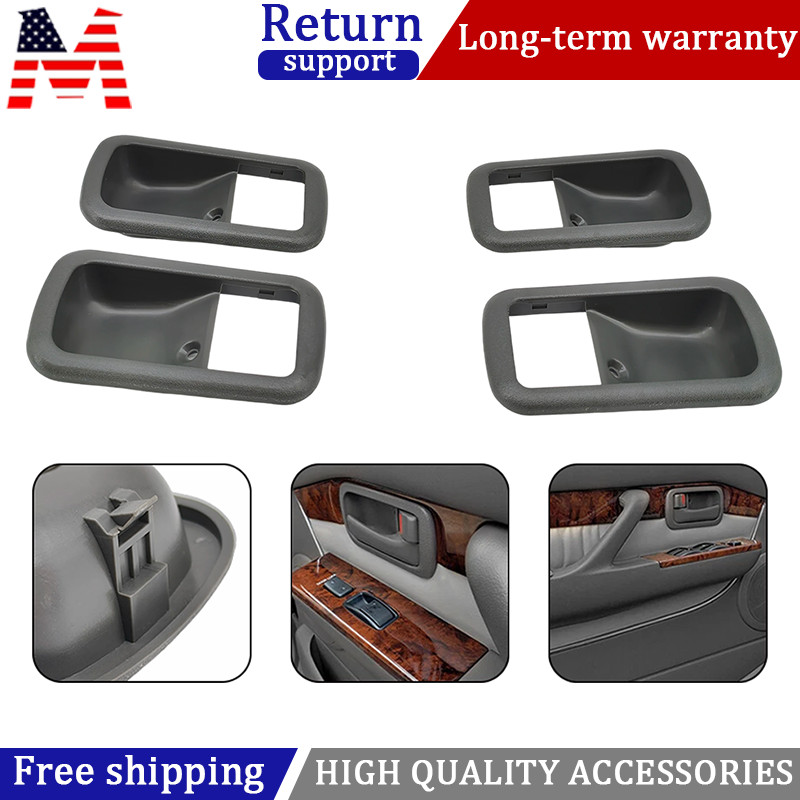 For Lexus LX450 Toyota Land Cruiser FZJ80 Inner Door Handle Bezel Set Gray US