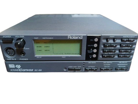Roland SC-88 Sound Canvas General MIDI sound module Generator Good GP
