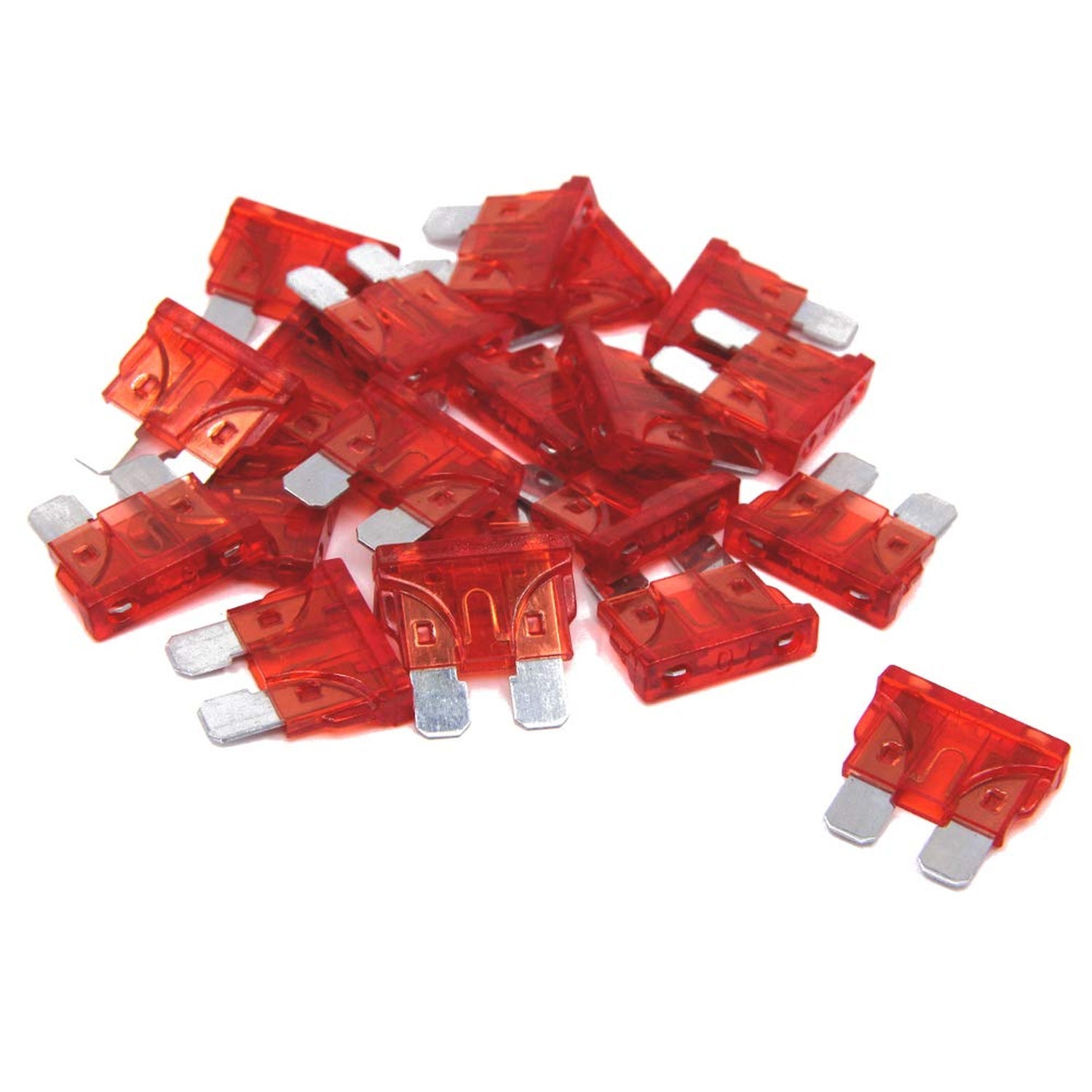 (20 pcs) 10 Amp Standard Blade Fuse, 10 A Automotive Fuse for Car Truck 10A