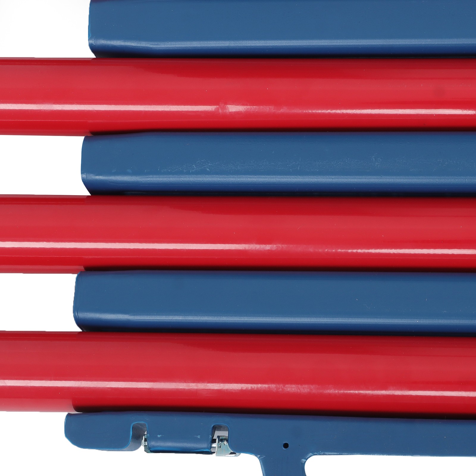 Large Red 48 X 8 " Concrete Bull Float With 4 Rods For Storage Box