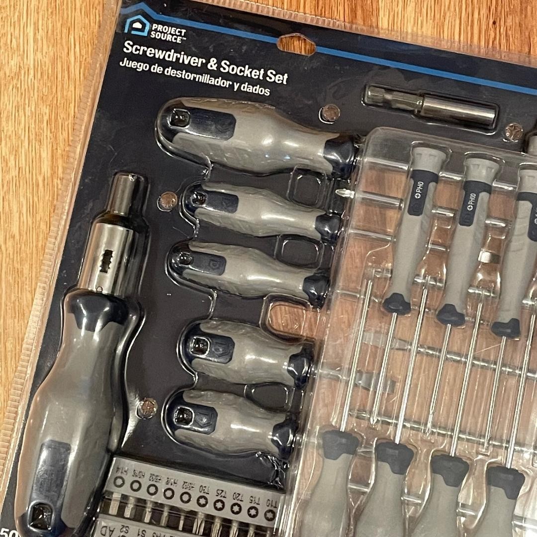 50pc Piece Screwdriver & Socket Set NEW SEALED ORIGINAL PACKAGING Tools Father's