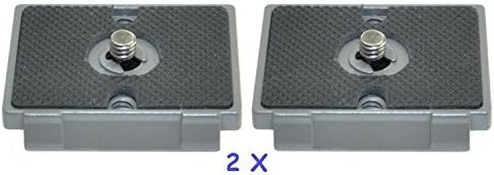 2 X Quick Release Plate Fit Bogen 3157N Manfrotto 200PL-14 RC2 3030 3130 with 1/