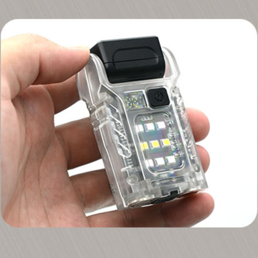 Super Bright Magnet Mini Pocket Torch Emergency Small Flashlight Warning Light