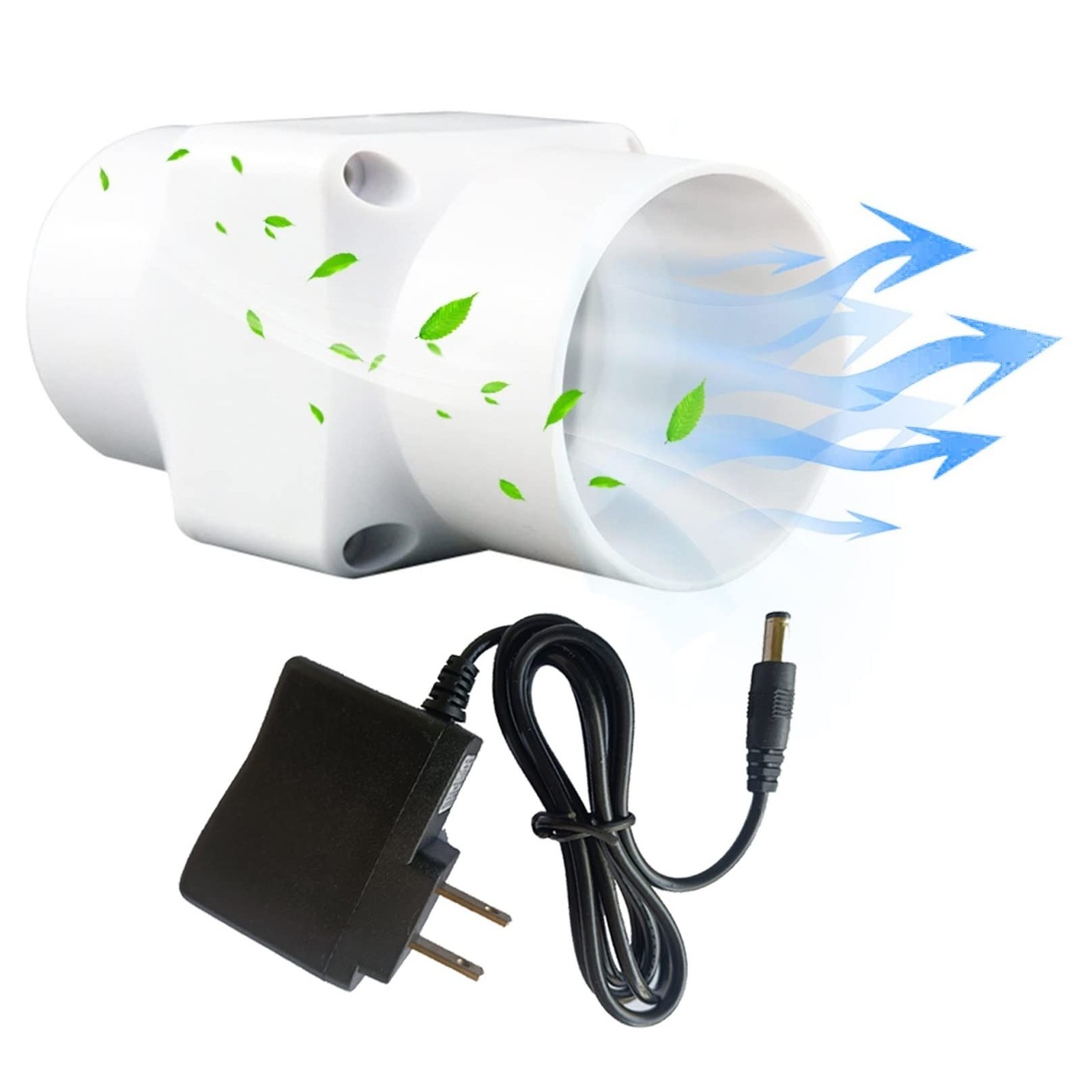 2 Inch Duct Fan 12V Inline Vent Fan 6W Bathroom Exhaust Blower Fan 2“/50Mm