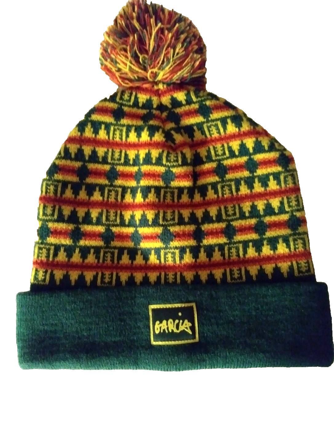 JERRY GARCIA KNIT POM POM HAT NEVER WORN ONE SIZE FITS MOST