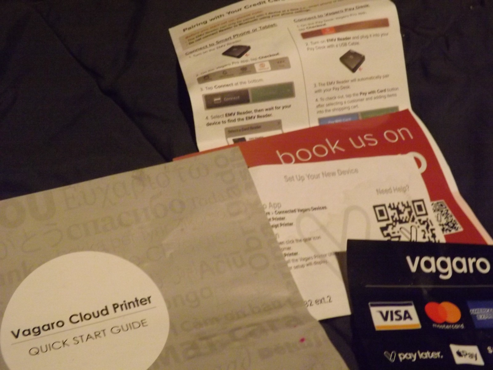 Vagaro POS System Cloud Receipt Printer Credit Card Reader EMV Business Lot