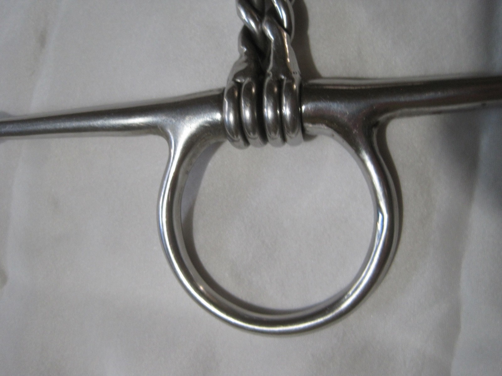 Full Check Double Twisted Wire 5'' Horse Bit Good Condition